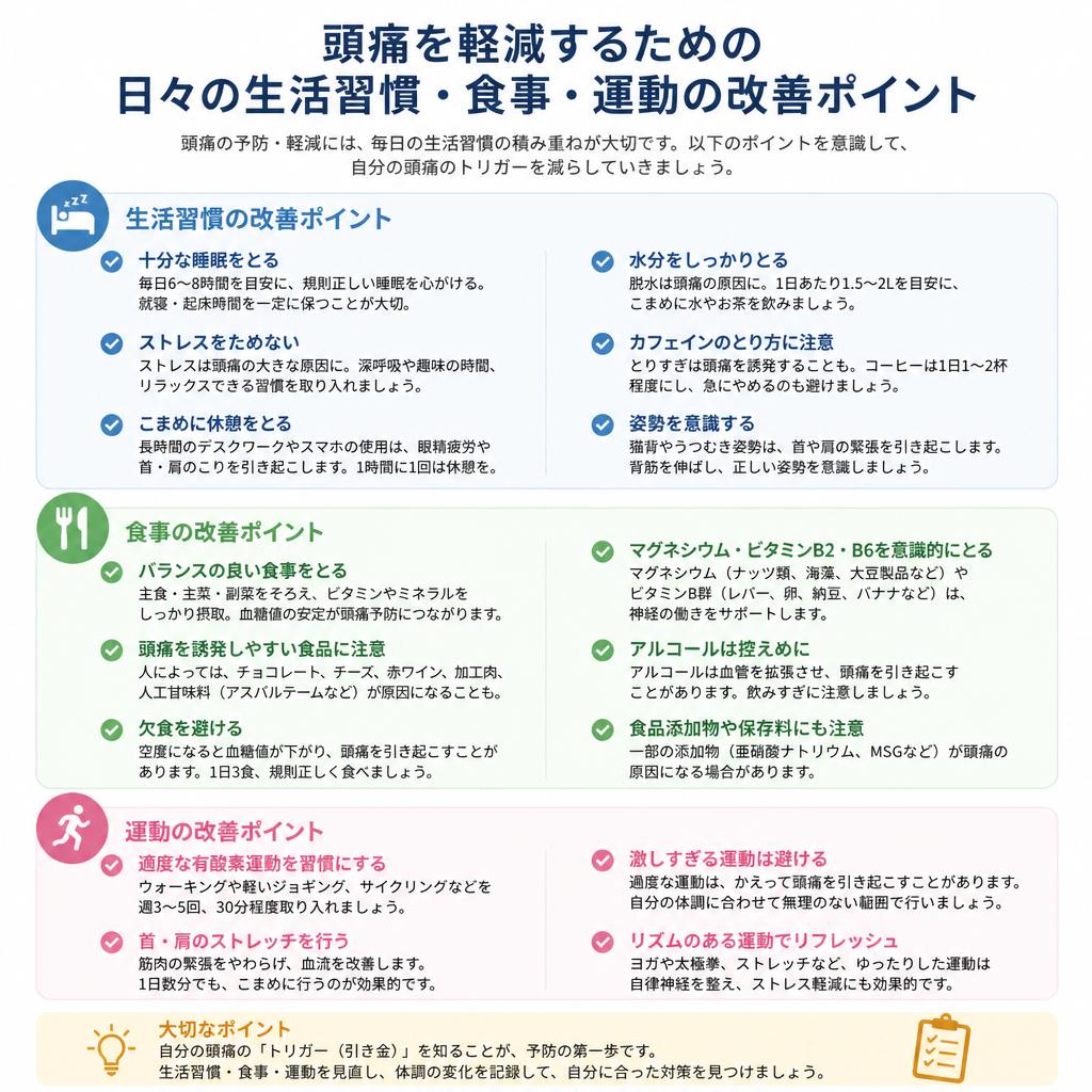 3. 生活習慣の改善法